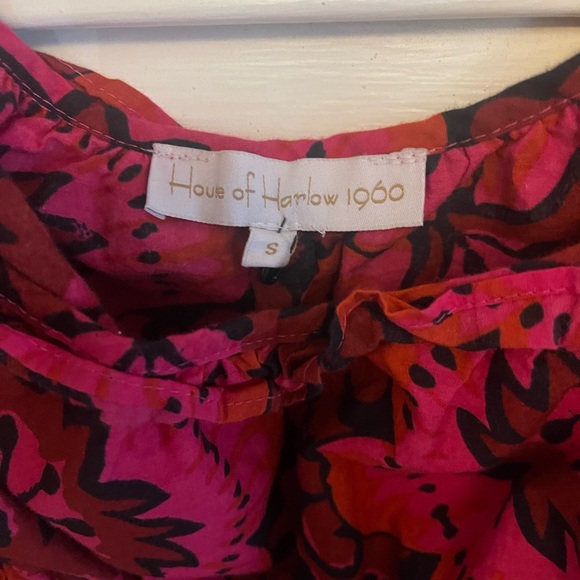 House of Harlow Size Small Medium Fuschia, Black and Burgundy Dress. - Picture 3 of 4